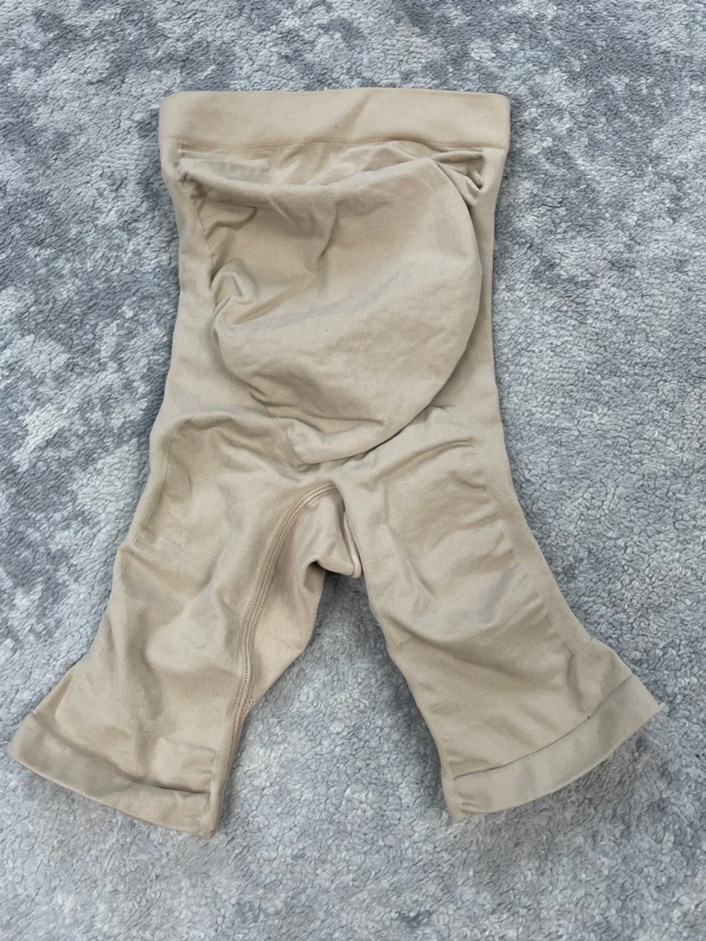 New Skims Maternity Sculpting Shorts Mid Thigh Shapewear Beige Nude Sz XXS XS